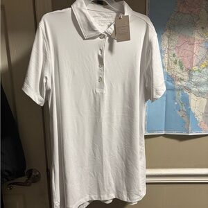 Peter Millar White Button Down Shirt